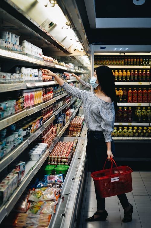 有关女人, 店, 杂货店的免费素材图片