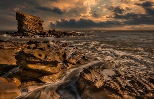 有关天性, 岩层, 岸边的免费素材图片