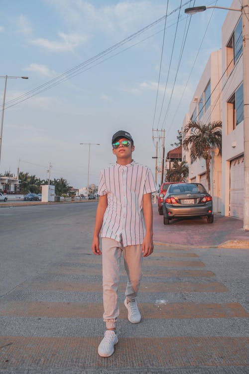 有关人, 人行道, 垂直拍摄的免费素材图片