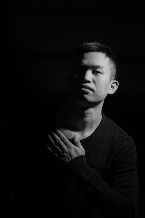 有关人, 单色, 垂直拍摄的免费素材图片