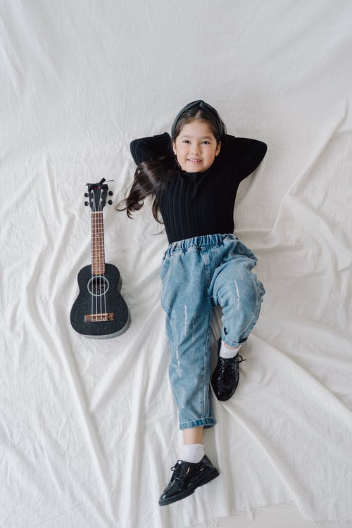 有关仪器, 儿童, 四弦琴的免费素材图片