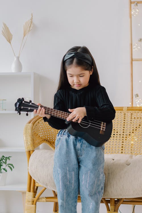 有关仪器, 儿童, 吉他的免费素材图片