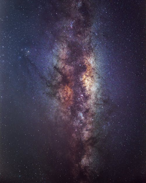 有关galaxy, 垂直拍摄, 夜空的免费素材图片