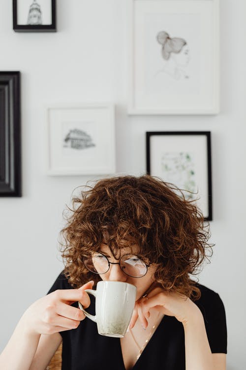 有关咖啡, 咖啡色头发的女人, 喝的免费素材图片