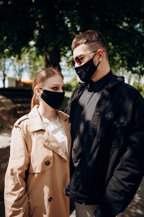 有关covid-19, 一对, 一起的免费素材图片