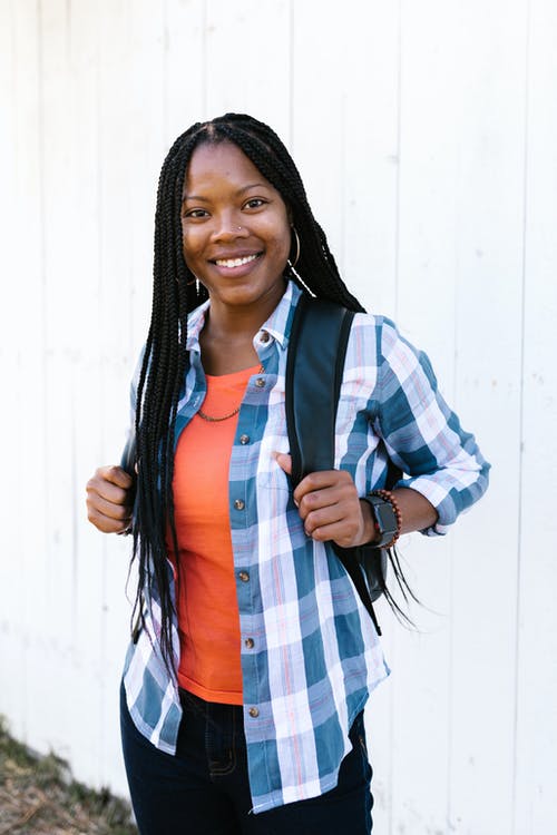 有关垂直拍摄, 女人, 微笑的免费素材图片