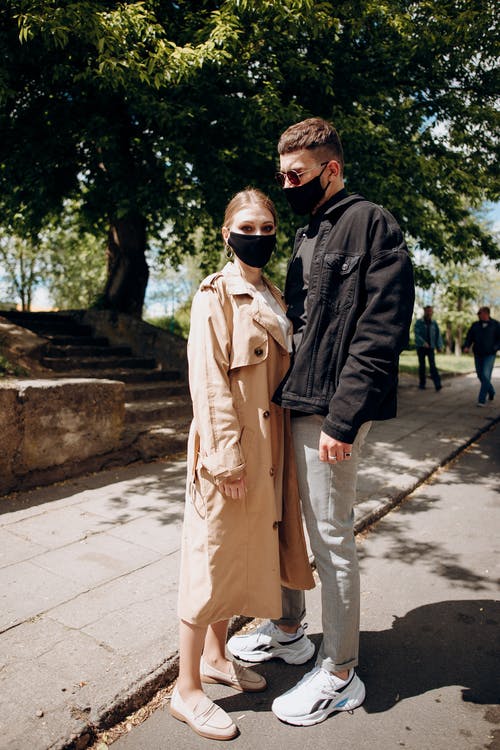 有关covid-19, 一对, 一起的免费素材图片