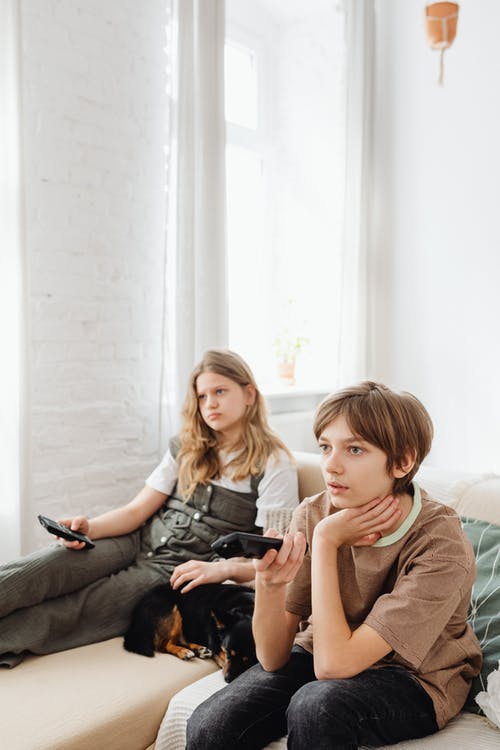 有关兄弟姐妹, 坐, 垂直拍摄的免费素材图片