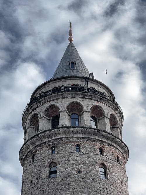 有关伊斯坦堡, 低角度拍摄, 加拉塔塔的免费素材图片
