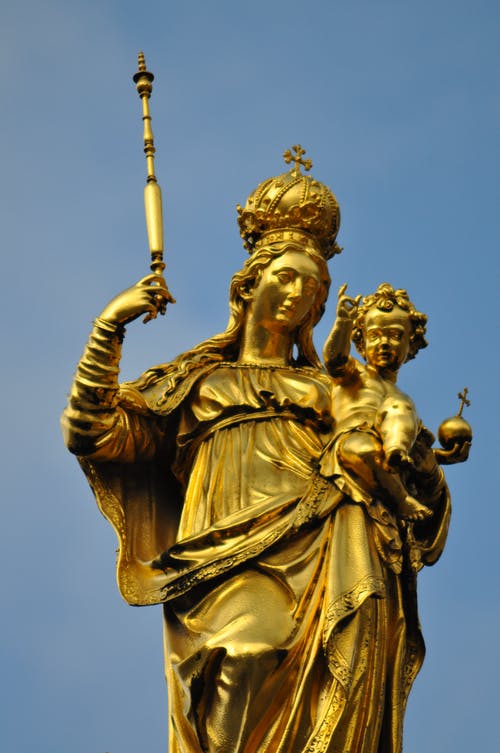 有关保护者, 圣母玛利亚, 垂直拍摄的免费素材图片