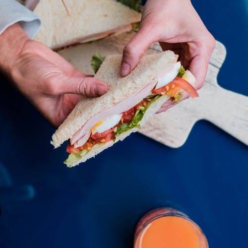 有关一个, 三明治, 上菜的免费素材图片