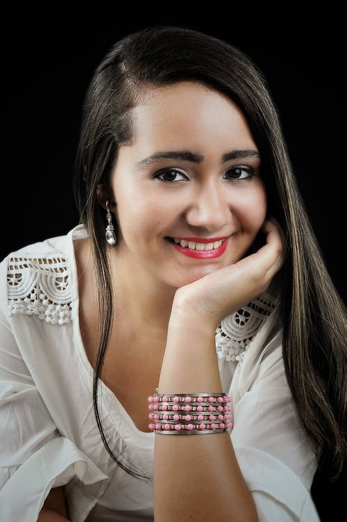 有关垂直拍摄, 女人, 微笑的免费素材图片