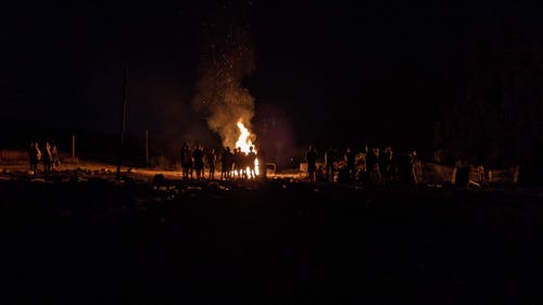 有关人群, 仪式, 大火的免费素材图片