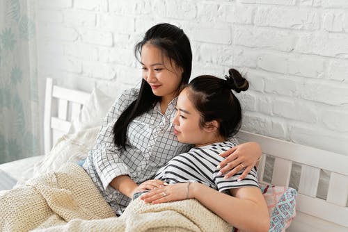 有关一對, 卧室背景, 幸福的免费素材图片