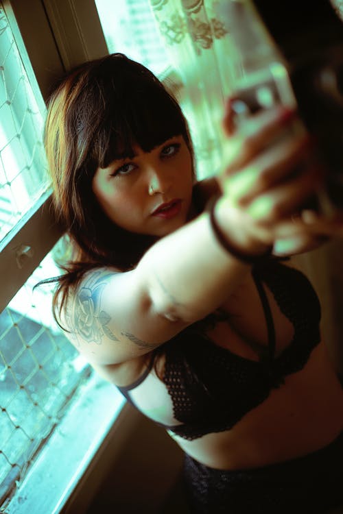 有关内衣, 刺青的, 垂直拍摄的免费素材图片