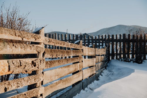 有关冬季, 冷, 围栏的免费素材图片