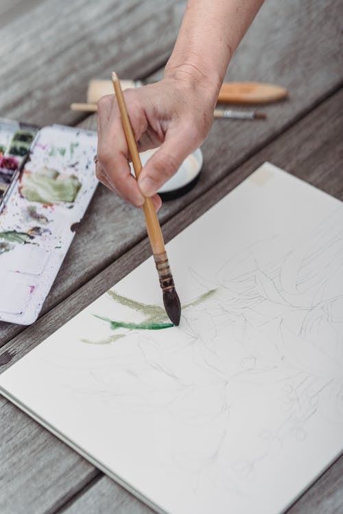 画艺术品的人 · 免费素材图片