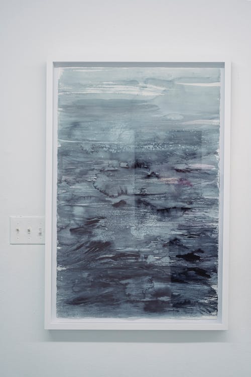 棕色和白色抽象绘画 · 免费素材图片