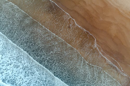 有关俯视图, 招手, 海滨的免费素材图片