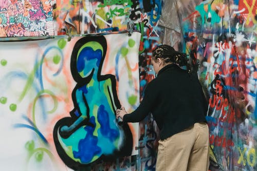 有关人为破坏, 创作的, 喷漆的免费素材图片