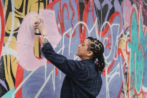 有关人为破坏, 创作的, 喷漆的免费素材图片
