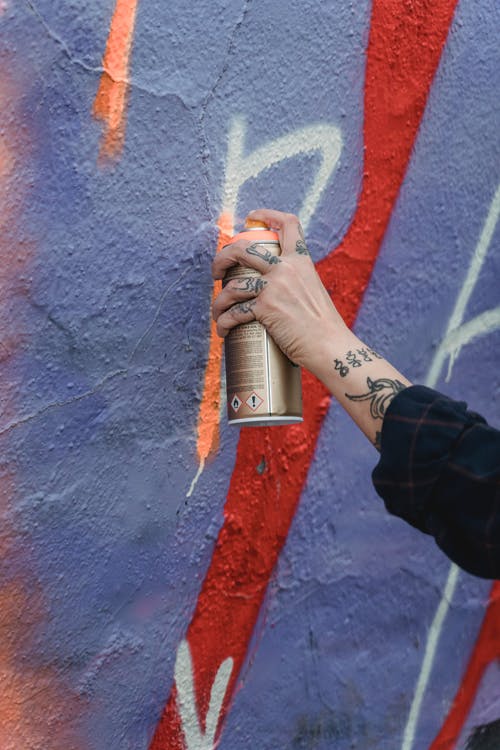 有关人为破坏, 创作的, 喷漆的免费素材图片