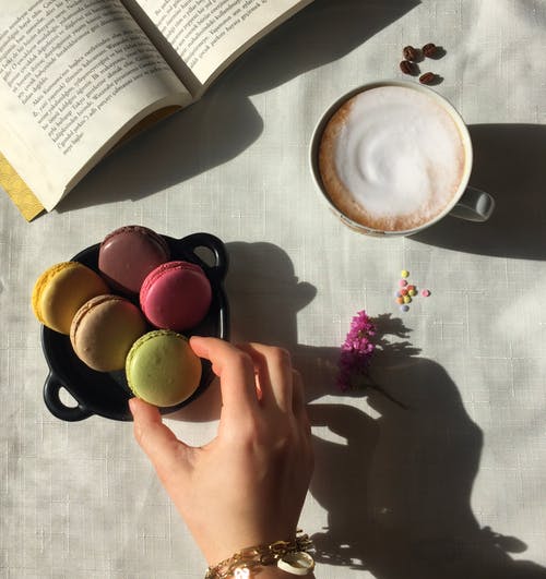 有关Flatlay, 俯视图, 卡布奇诺的免费素材图片