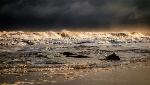 有关户外, 波浪撞击, 海滨的免费素材图片