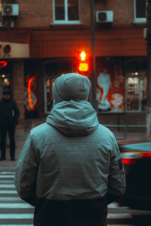 有关垂直拍摄, 夹克, 後视图的免费素材图片