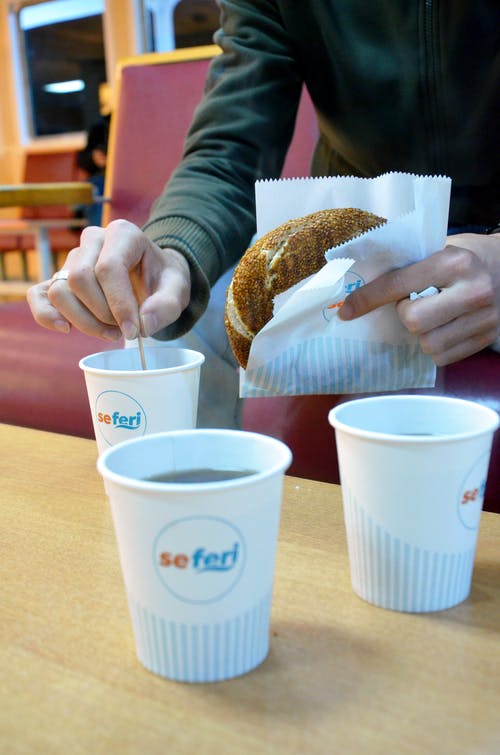 有关咖啡, 垂直拍摄, 小吃的免费素材图片