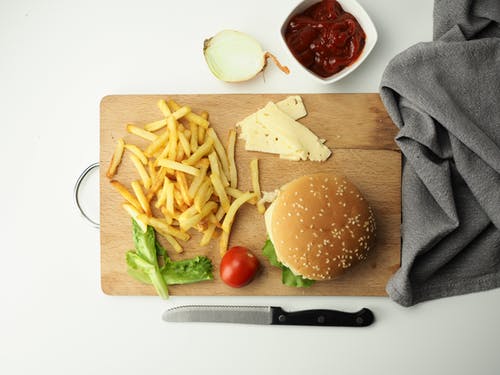 有关Flatlay, 乳酪, 快餐的免费素材图片