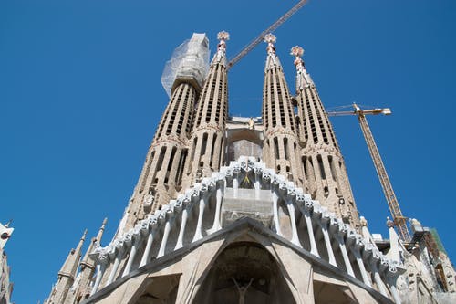 有关低角度拍摄, 修复, 圣家堂的免费素材图片