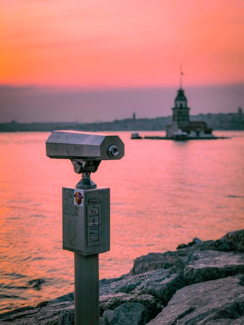 有关戶外, 投幣式望遠鏡, 日落的免费素材图片