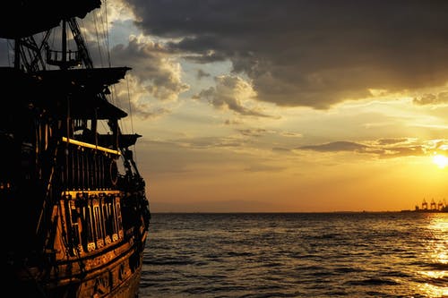 有关帆船, 日出, 日落的免费素材图片