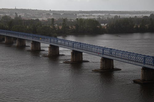 有关基础设施, 桥, 无人机摄影的免费素材图片