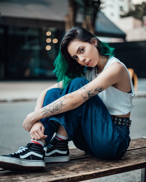 有关全景, 刺青, 坐的免费素材图片