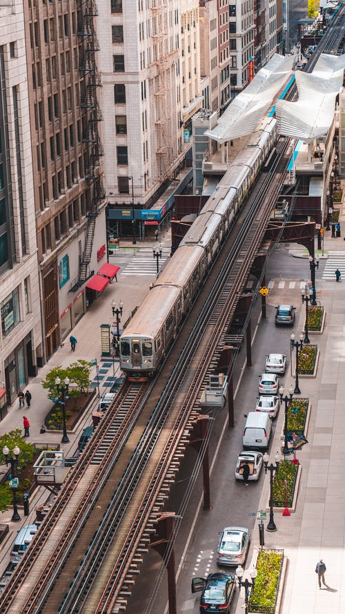 有关交通系统, 垂直拍摄, 大都市区的免费素材图片