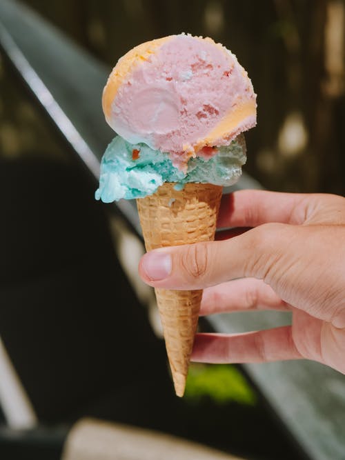 有关令人愉快的东西, 冰淇淋, 冷冻甜点的免费素材图片