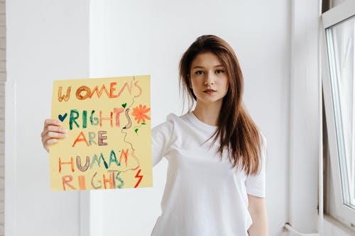 有关人权, 圆领t恤, 女孩的免费素材图片