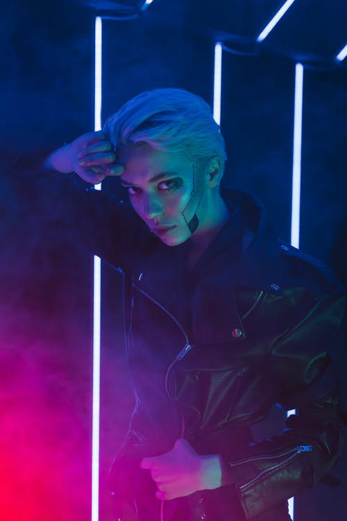 有关冷色调, 女人, 庞克的免费素材图片