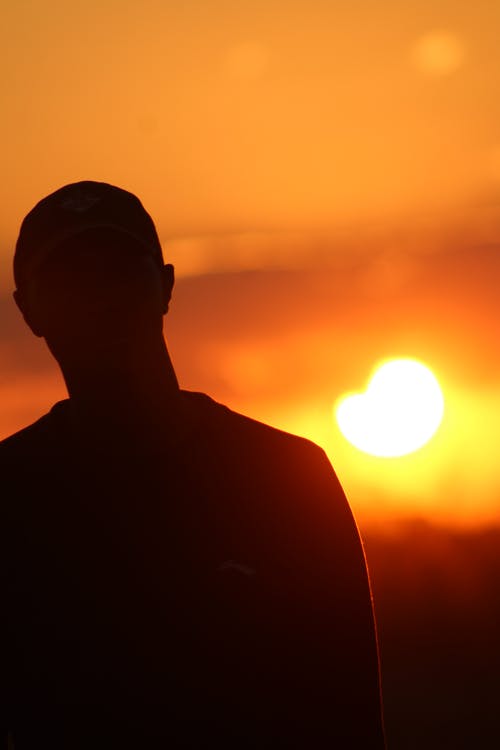 有关人, 剪影, 垂直拍摄的免费素材图片