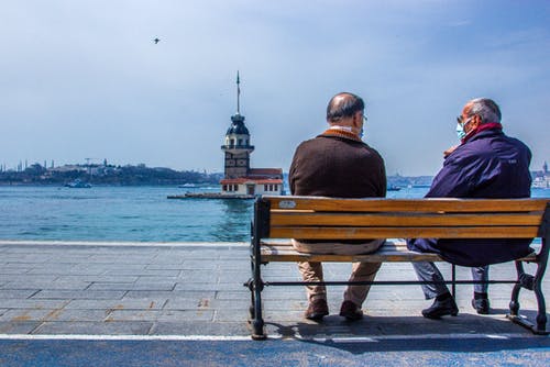 有关坐, 广角镜头, 後视图的免费素材图片