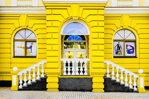 有关前门, 墙面图案, 外观的免费素材图片