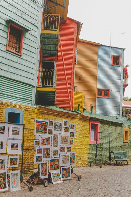 有关什锦的, 住宅, 充满活力的免费素材图片