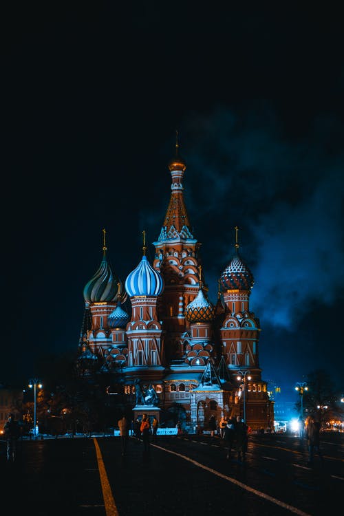 有关俄国, 圣巴索大教堂, 垂直拍摄的免费素材图片