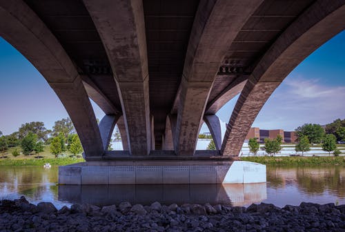 有关在桥下, 桥, 河的免费素材图片