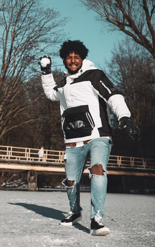 有关人, 冬季, 冰冻的湖面的免费素材图片