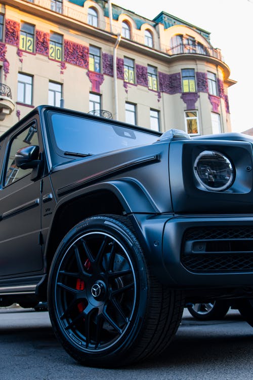 有关SUV, 停, 垂直拍摄的免费素材图片