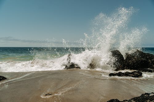 有关天性, 岩石, 岸边的免费素材图片