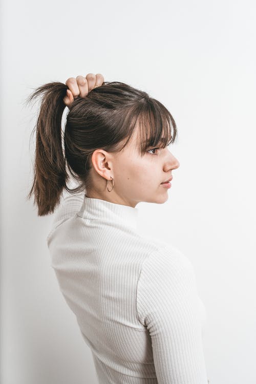 有关侧面图, 垂直拍摄, 女人的免费素材图片